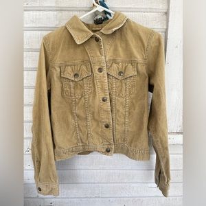 American Eagle Outfitters corduroy beige jacket